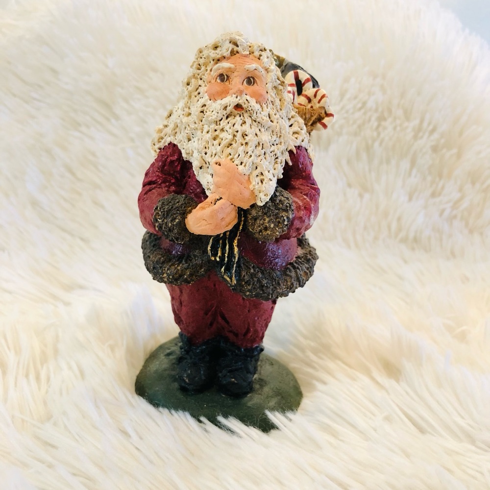 Wooden Santa Clause figure